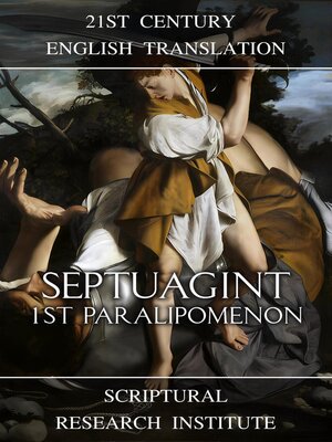 cover image of Septuagint--1ˢᵗ Paralipomenon